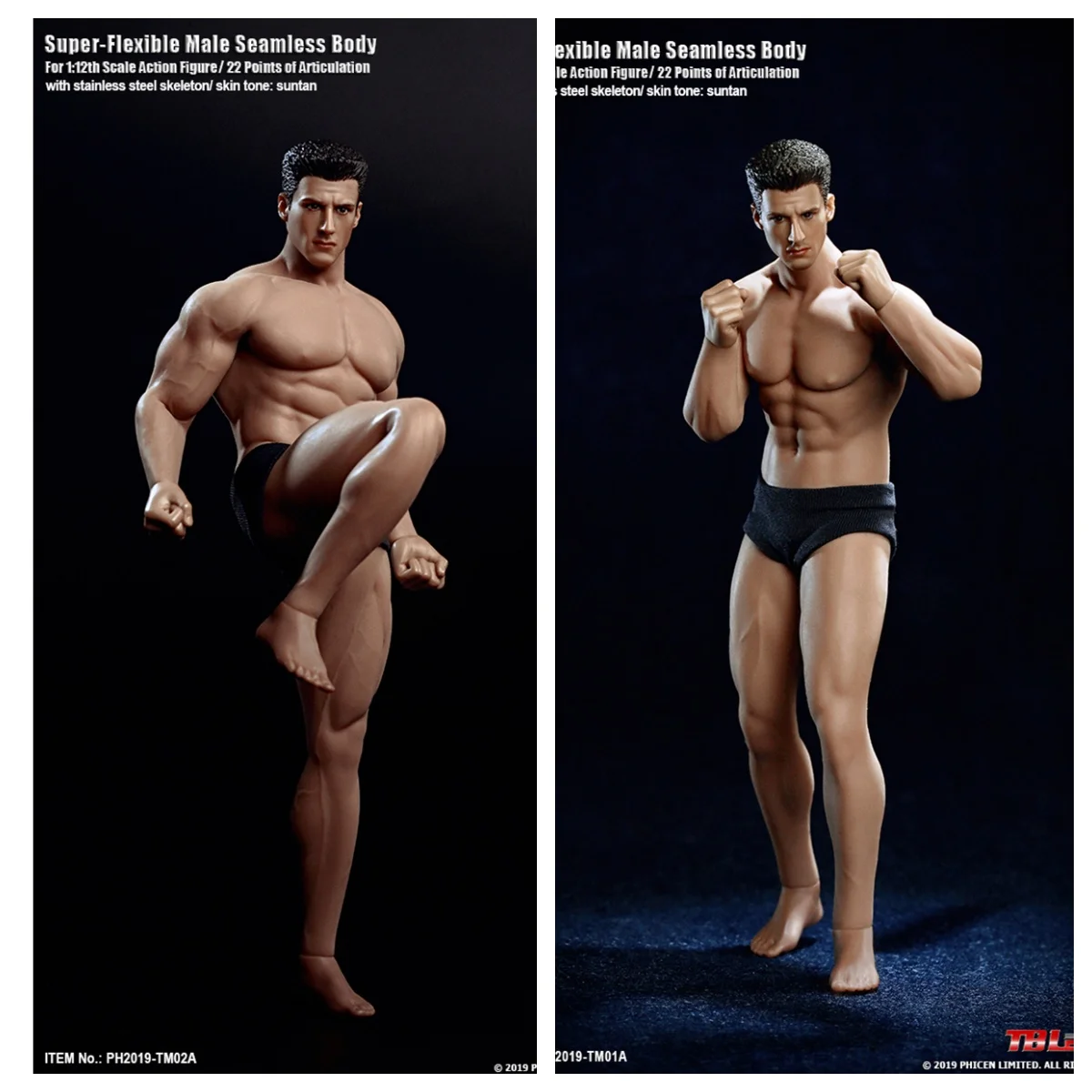 HIPLAY TBLeague 1/12 Seamless Muscular Male Body Suntan-Skin with Head Sculpt TM01A Action Figures Body
HIPLAY TBLeague 1/12 Seamless Muscular Male Body Suntan-Skin with Head Sculpt TM01A Action Figures Body