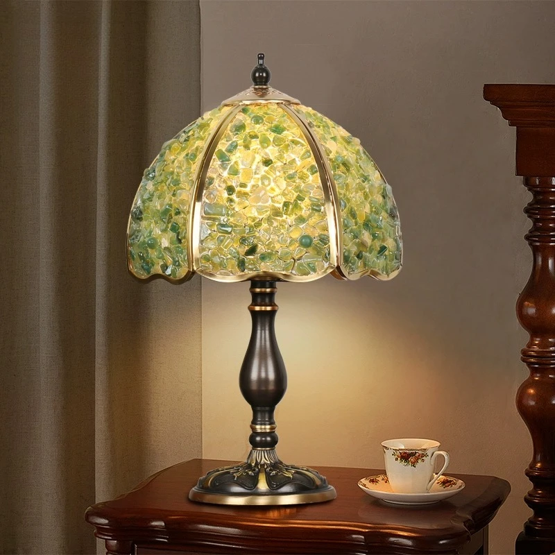 French retro desk lamp light luxury all-copper natural crystal desk lamp high-end study bedroom bedside atmosphere desk lamp
French retro desk lamp light luxury all-copper natural crystal desk lamp high-end study bedroom bedside atmosphere desk lamp