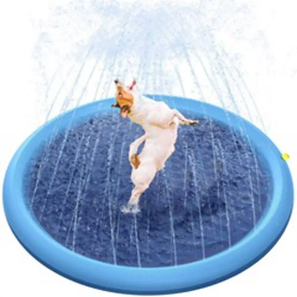 Thicken Sprinkler Wading Pool Summer Outdoor Water Toys Non-Slip Inflatable Splash Pad for Kids and Dog Amusing Water Games
Thicken Sprinkler Wading Pool Summer Outdoor Water Toys Non-Slip Inflatable Splash Pad for Kids and Dog Amusing Water Games