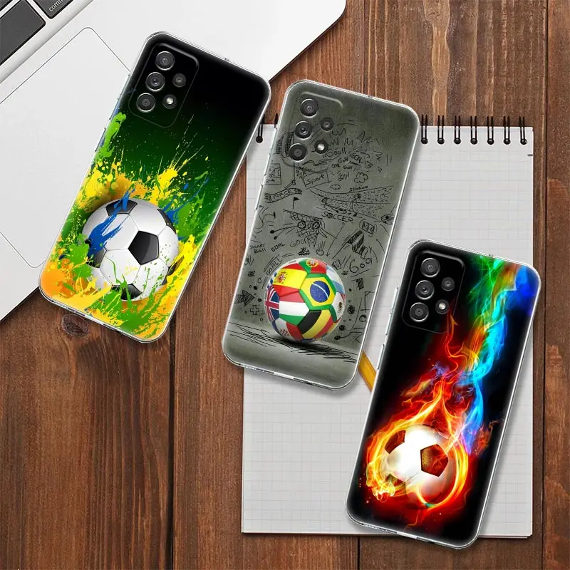 Football Clear Case For Samsung Galaxy A53 5G A52 A23 A13 A12 A32 A33 A73 A41 Case Soft Silicone Phone Cover Passion Soccer Ball
Football Clear Case For Samsung Galaxy A53 5G A52 A23 A13 A12 A32 A33 A73 A41 Case Soft Silicone Phone Cover Passion Soccer Ball