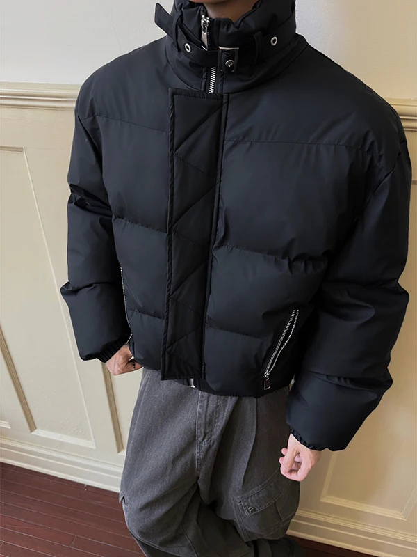 Trendy High-Street Thiened Cotton Jaet Men's Winter Warm Loose Workwear Sle Zipper Closure Long Sve Color Coat
Trendy High-Street Thiened Cotton Jaet Men's Winter Warm Loose Workwear Sle Zipper Closure Long Sve Color Coat