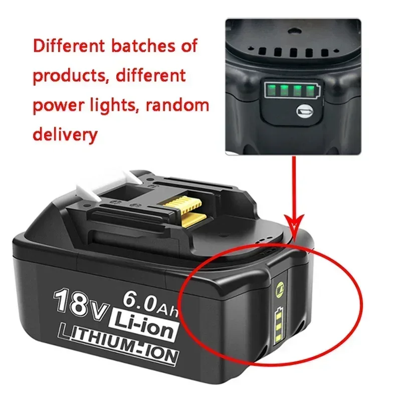 100% Original For Makita 18V 6000mAh Rechargeable Power Tools Battery with LED Li-ion Replacement LXT BL1860B BL1860 BL1850
100% Original For Makita 18V 6000mAh Rechargeable Power Tools Battery with LED Li-ion Replacement LXT BL1860B BL1860 BL1850