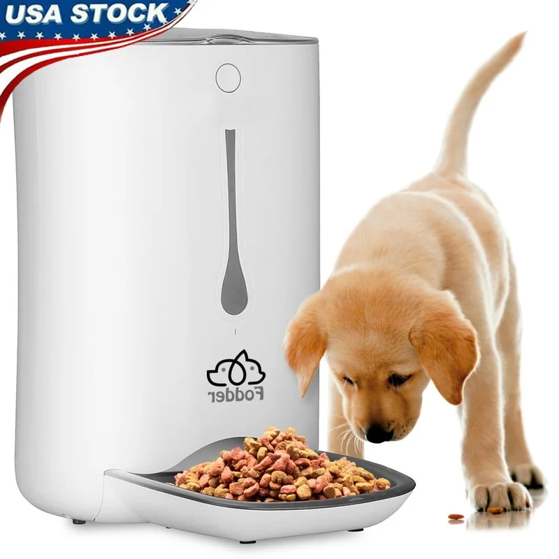 Smart Automatic Cat Dog Food Dispenser Digital Pet Feeder Programmable Voice Message Playback Adjustable Portion Control LCD
Smart Automatic Cat Dog Food Dispenser Digital Pet Feeder Programmable Voice Message Playback Adjustable Portion Control LCD