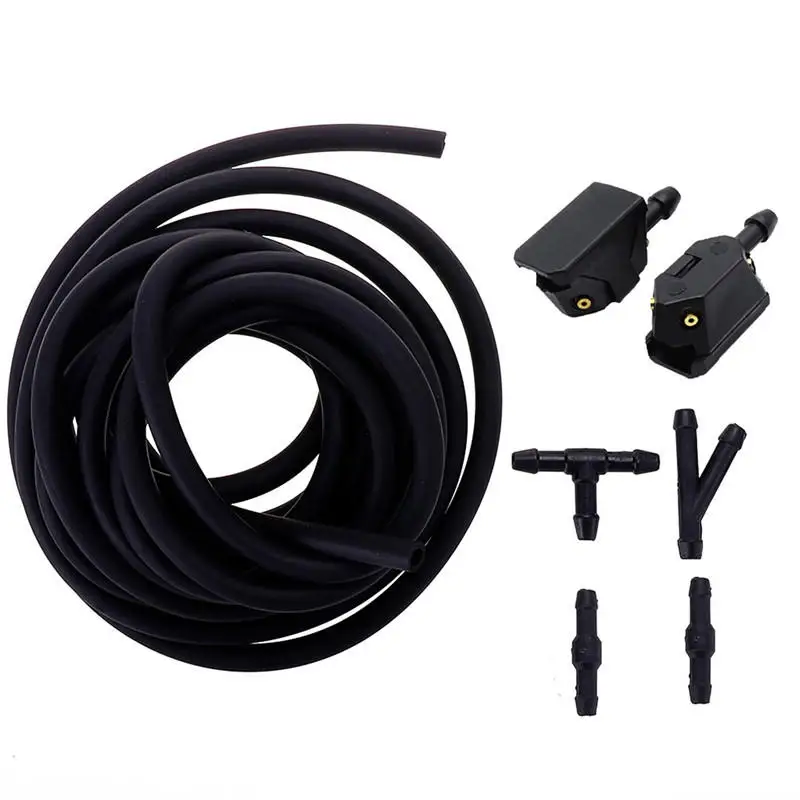 1Set Universal Mounted Onto Arm Car Windscreen Washer Wiper Blade Water Spray Jet Nozzles Adjusted 4 Way With Pump Hose Pipe
1Set Universal Mounted Onto Arm Car Windscreen Washer Wiper Blade Water Spray Jet Nozzles Adjusted 4 Way With Pump Hose Pipe