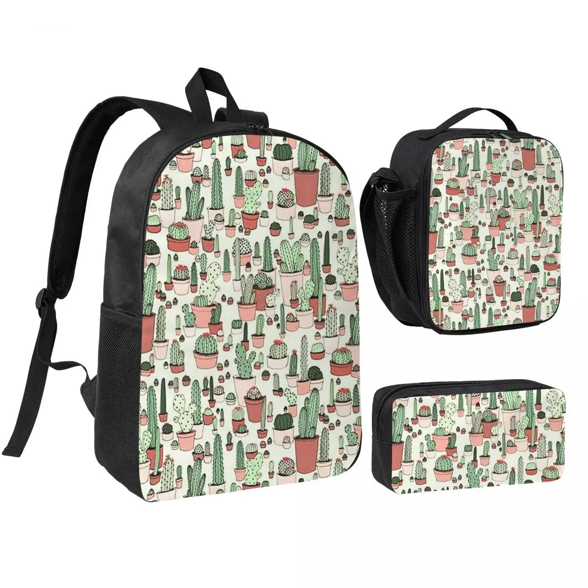 Case Cactus Backpack Student Boys Girls BookBag School Bag Laptop Shoulder Bags 3ps Insulated Lunch Bag Pencil Case
Case Cactus Backpack Student Boys Girls BookBag School Bag Laptop Shoulder Bags 3ps Insulated Lunch Bag Pencil Case