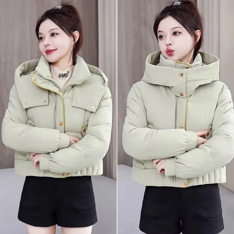 Женские пуховые парки в корейском стиле: популярная женская одежда, белые, водонепроницаемые, модные, повседневные, однотонные, с длинными рукавами
Женские пуховые парки в корейском стиле: популярная женская одежда, белые, водонепроницаемые, модные, повседневные, однотонные, с длинными рукавами