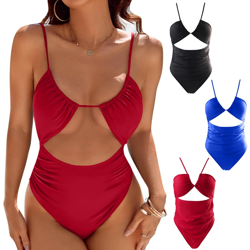 Backless One Piece Swimsuit Bikini Set for Women Sexy Halter Neck Bandage Beachwear Tummy Control Bathing Suit
Backless One Piece Swimsuit Bikini Set for Women Sexy Halter Neck Bandage Beachwear Tummy Control Bathing Suit