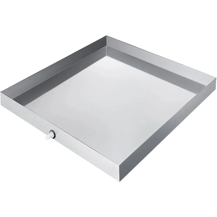 32 x 30 x 2.5 Inch Washing Machine Pan 18 GA Thickness Galvanized Steel Heavy Duty Compact Washer Drip Tray with Drain Hole an
32 x 30 x 2.5 Inch Washing Machine Pan 18 GA Thickness Galvanized Steel Heavy Duty Compact Washer Drip Tray with Drain Hole an