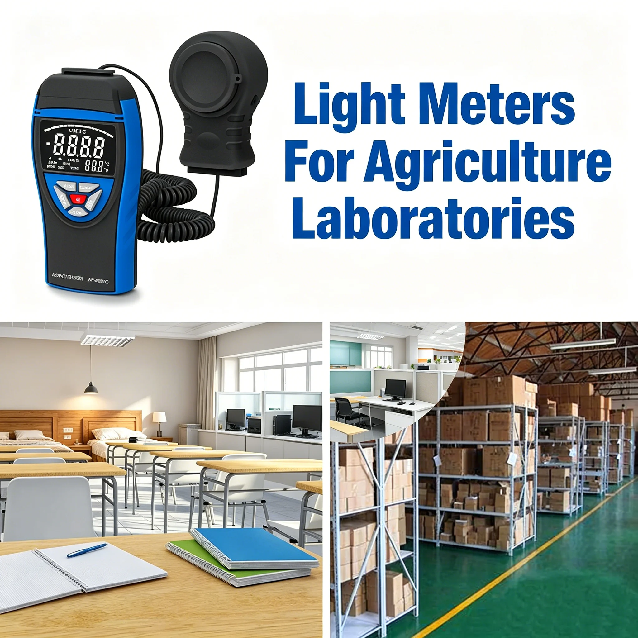 8801C Digital Lux Meter 400000Lux RS232 Logger, 0.1Lux High Precision Light Sensor with Rotatable Probe for Lab & Cleanroom
8801C Digital Lux Meter 400000Lux RS232 Logger, 0.1Lux High Precision Light Sensor with Rotatable Probe for Lab & Cleanroom