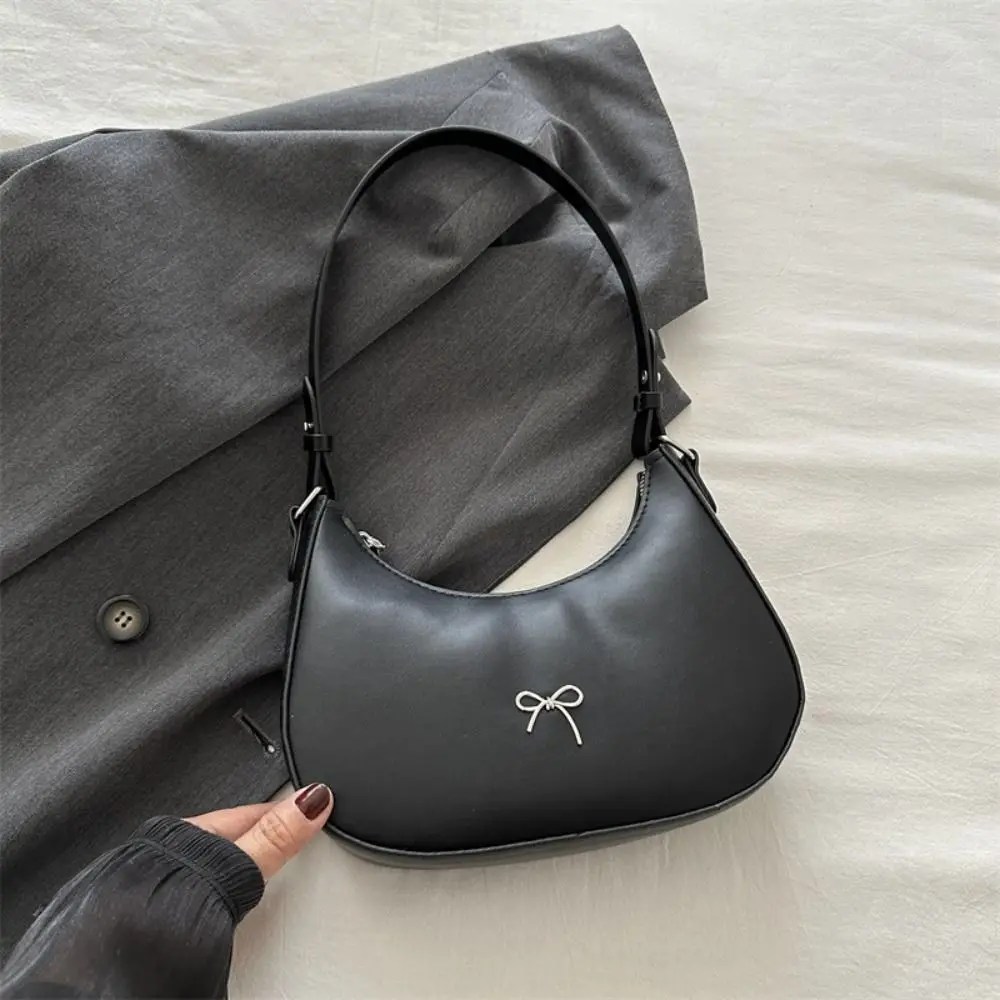 Trendy New Design Bowknot Armpit Bag Solid Color PU Leather Bowknot Underarm Bag Sweet Korean Y2K Handbag Girls
Trendy New Design Bowknot Armpit Bag Solid Color PU Leather Bowknot Underarm Bag Sweet Korean Y2K Handbag Girls
