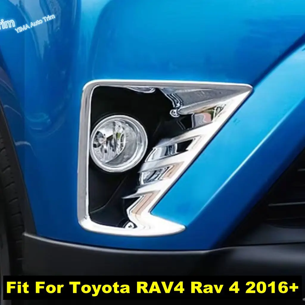 ABS Chrome Car Front Fog Light Head Lamp Cover Trim Shell Bezel For Toyota RAV4 Rav 4 2016 2017 2018 Decor Accessories Chromium
ABS Chrome Car Front Fog Light Head Lamp Cover Trim Shell Bezel For Toyota RAV4 Rav 4 2016 2017 2018 Decor Accessories Chromium