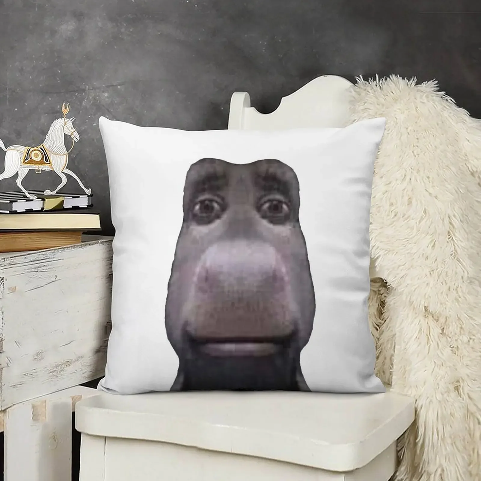 Donkey stares into your soul Throw Pillow Custom Cushion Photo Christmas Covers pillow
Donkey stares into your soul Throw Pillow Custom Cushion Photo Christmas Covers pillow