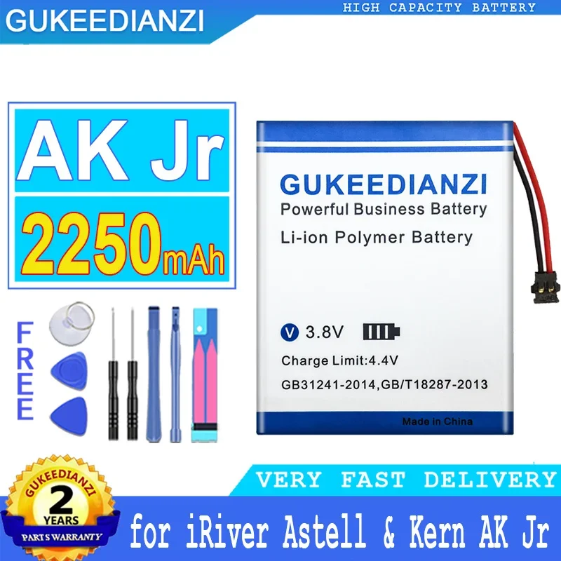 Для iRiver Astell & Kern AK Jr аккумулятор для плеера 2250 мАч 
Для iRiver Astell & Kern AK Jr аккумулятор для плеера 2250 мАч
