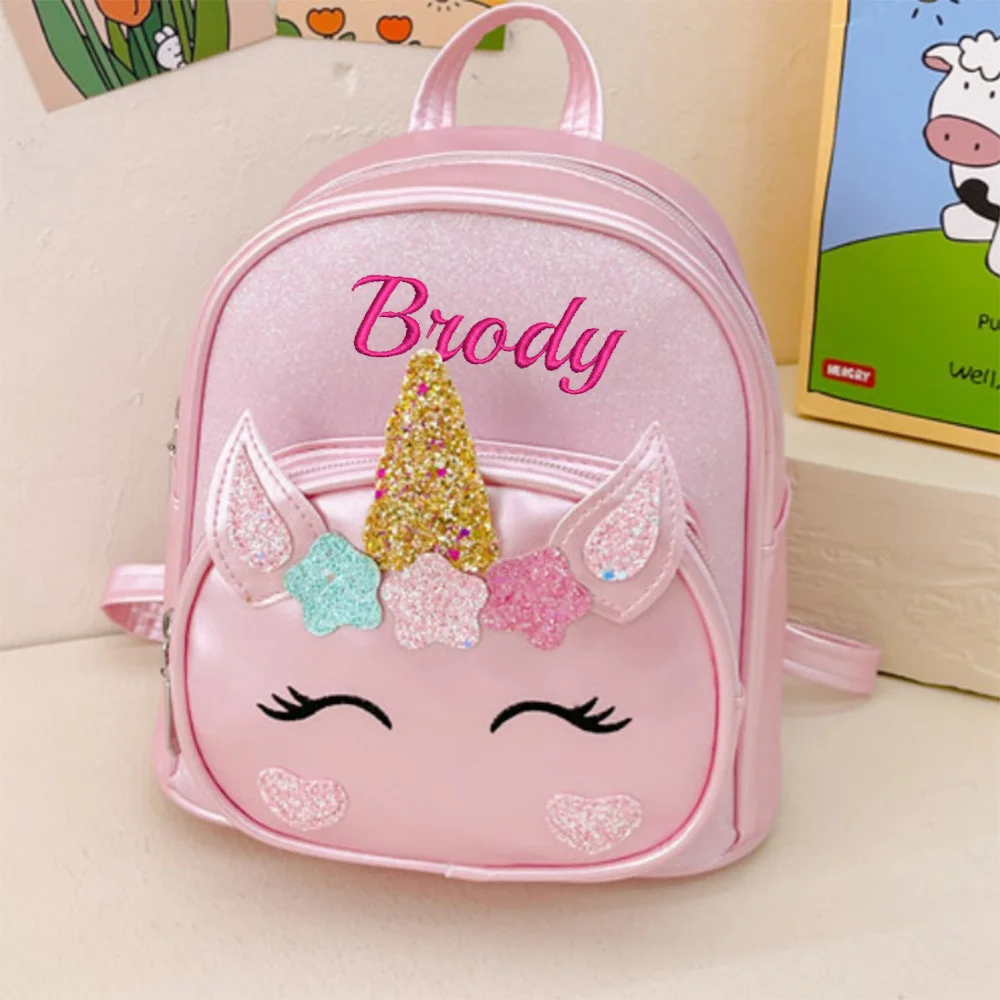 Unicorn Backpack Custom Name Children's Kindergarten Cartoon Backpack Girls Outdoor Snack Bag Personalized Gift Backpack
Unicorn Backpack Custom Name Children's Kindergarten Cartoon Backpack Girls Outdoor Snack Bag Personalized Gift Backpack