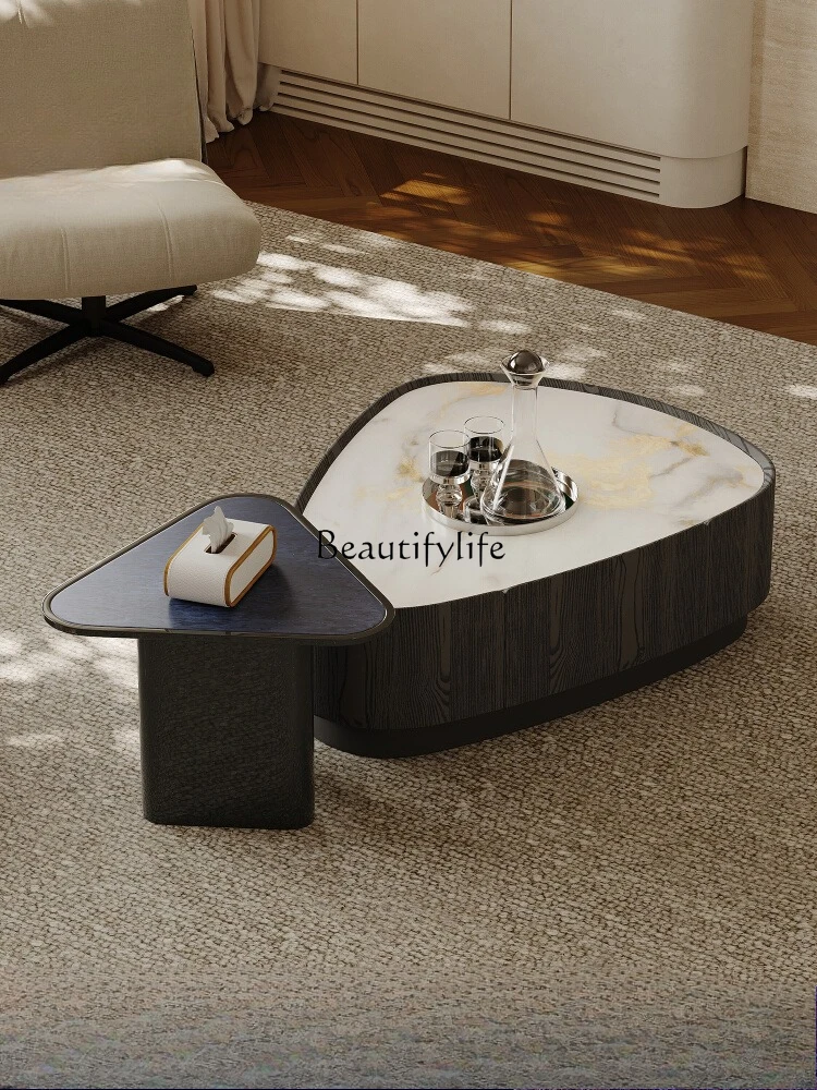 Wabi Sansan Marble Coffee Table Combination Living Room Large Flat Floor Original Light Luxury Premium Triangle Tea Table
Wabi Sansan Marble Coffee Table Combination Living Room Large Flat Floor Original Light Luxury Premium Triangle Tea Table