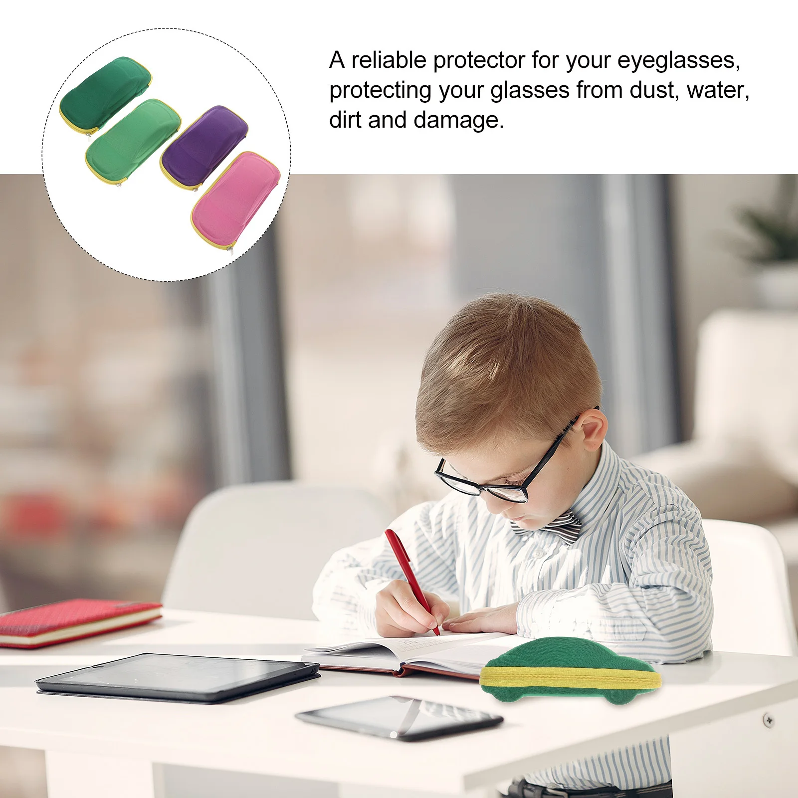 6Pcs Premium Cartoon Eyeglass Boxes Durable Practical Spectacle Case for Kids Random Color Glasses Storage Box 
6Pcs Premium Cartoon Eyeglass Boxes Durable Practical Spectacle Case for Kids Random Color Glasses Storage Box