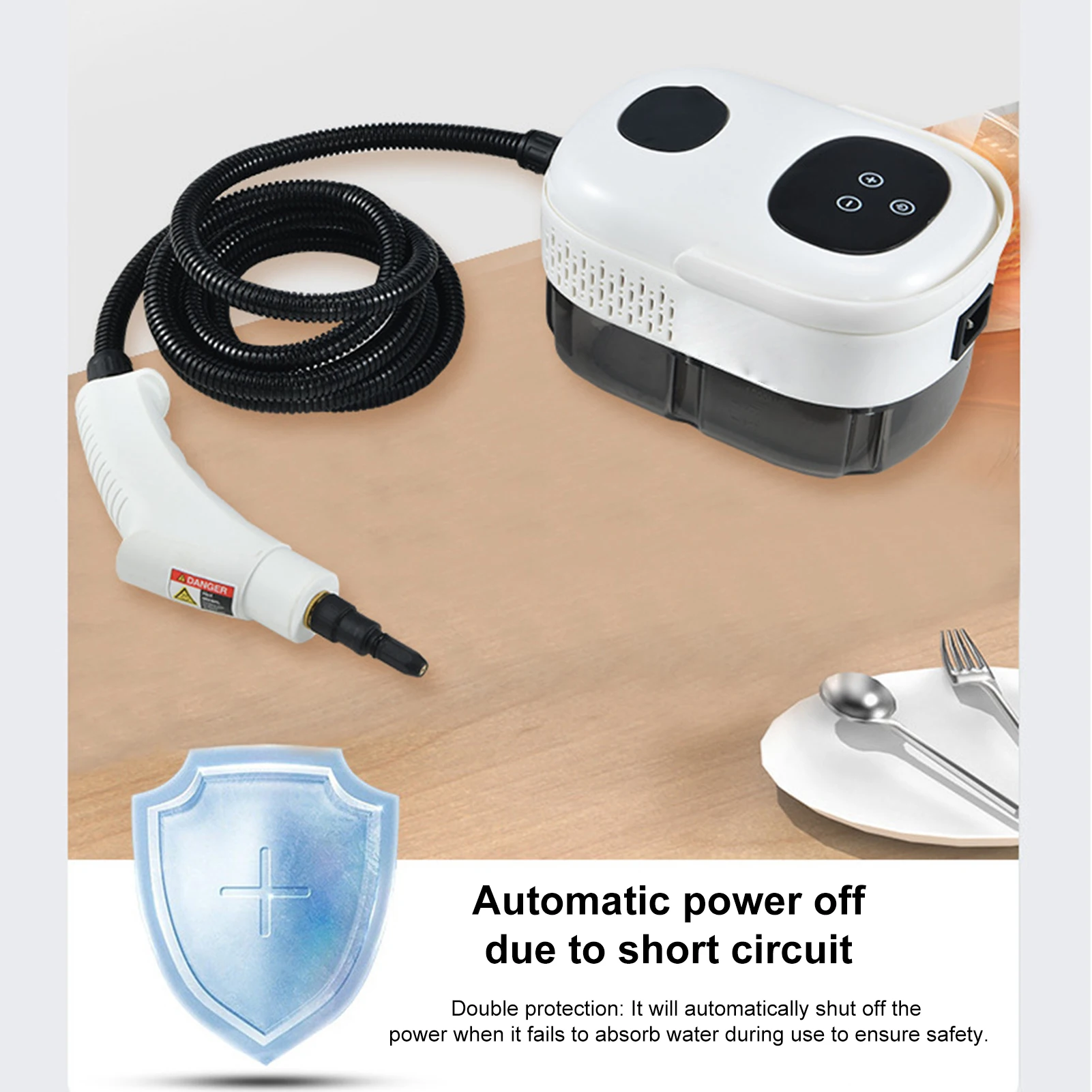 1950W 100℃ Steam Cleaner for Kitchen, High-Temperature High-Pressure Fast Steam Cleaning Machine, 15s Quick Preheat, 6 Steam
1950W 100℃ Steam Cleaner for Kitchen, High-Temperature High-Pressure Fast Steam Cleaning Machine, 15s Quick Preheat, 6 Steam