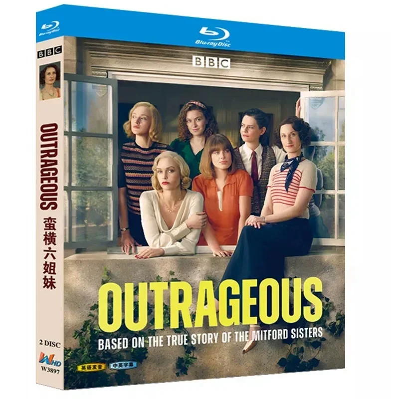BD Blu-ray High Definition American Drama Outrageous Six Sisters Outrageous 2-Disc Box Set
BD Blu-ray High Definition American Drama Outrageous Six Sisters Outrageous 2-Disc Box Set