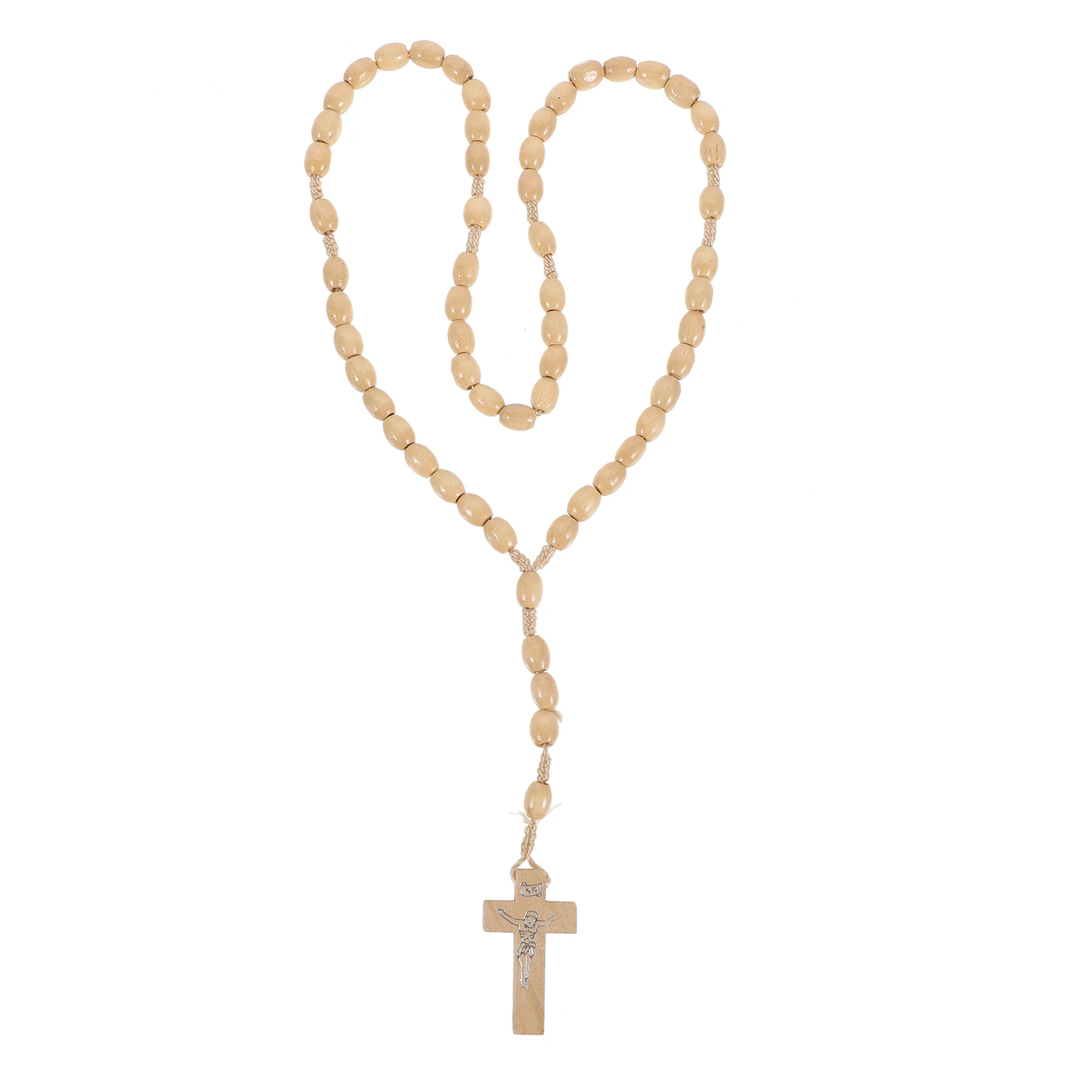 Wooden Cross Pendant Necklace Beaded Jewelry Prayer Chain for Men Aesthetic Spiritual Accessories Natural Wood Color Wooden
Wooden Cross Pendant Necklace Beaded Jewelry Prayer Chain for Men Aesthetic Spiritual Accessories Natural Wood Color Wooden