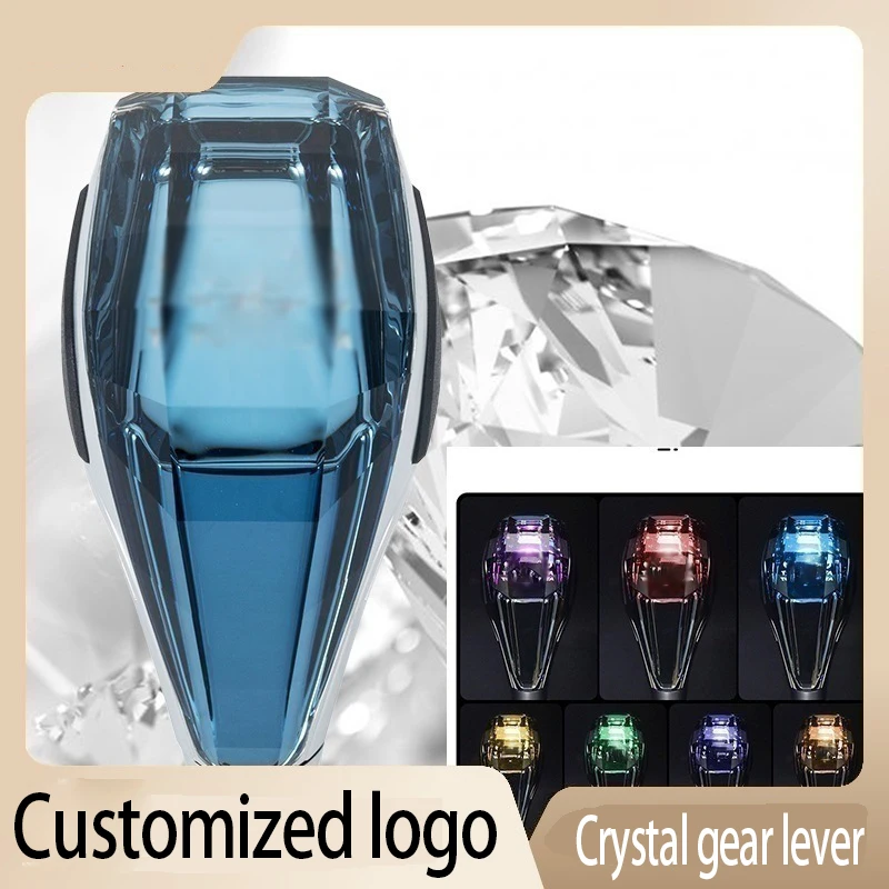 Crystal gear lever Customized logo Gear head FOR Hyundai benz Lexus Kia VW Mitsubishi Automotive parts modification
Crystal gear lever Customized logo Gear head FOR Hyundai benz Lexus Kia VW Mitsubishi Automotive parts modification