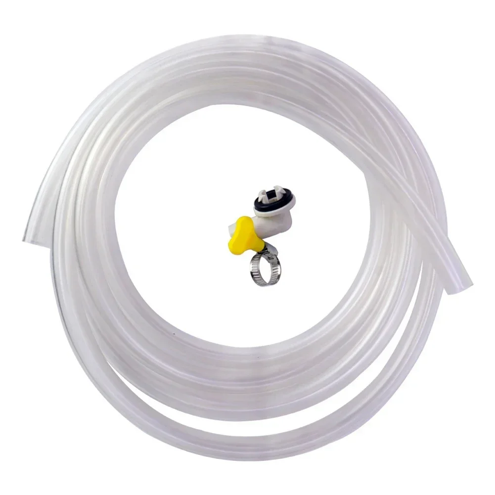 Air Conditioner Drain Hose 15mm Diameter Flexible Pipe with Connector Clamp for Use with Split and Window Air Conditioning Units
Air Conditioner Drain Hose 15mm Diameter Flexible Pipe with Connector Clamp for Use with Split and Window Air Conditioning Units