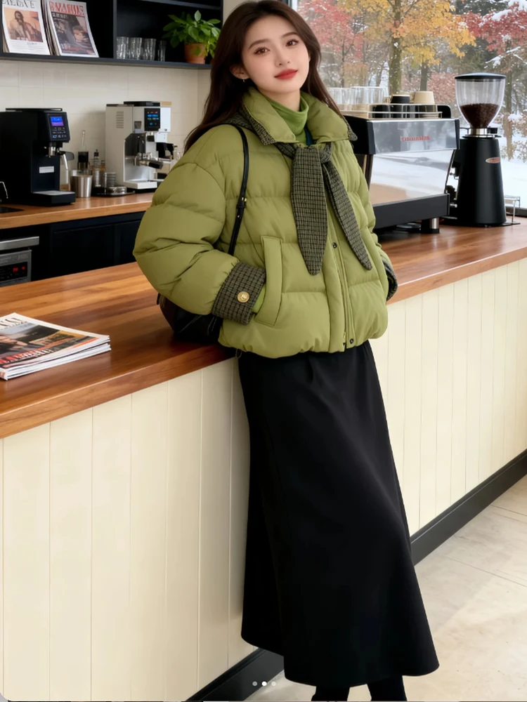 Korean Sle Warmth Thiened ort Coat Women's Cotton Jaet Winter New Loose Fit Cute Design Hat Included Commute Sle
Korean Sle Warmth Thiened ort Coat Women's Cotton Jaet Winter New Loose Fit Cute Design Hat Included Commute Sle