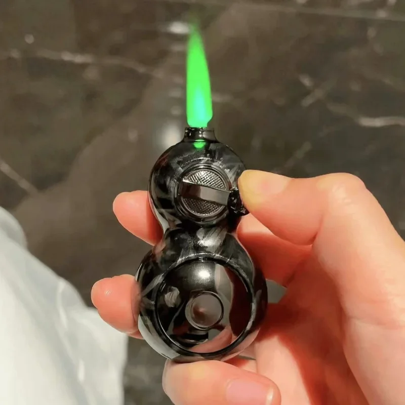 Metal Black Mythical Gourd Arm Lighter Windproof Jet Flame Rotating Turbine Torch High Flame Inflatable Portable Lighter
Metal Black Mythical Gourd Arm Lighter Windproof Jet Flame Rotating Turbine Torch High Flame Inflatable Portable Lighter