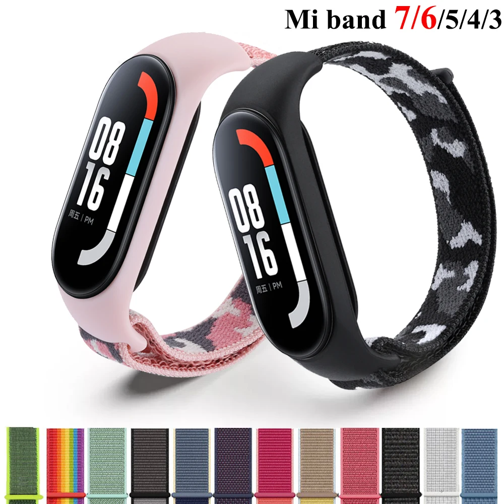 Ремешок нейлоновый для xiaomi mi band 6, спортивный браслет для наручных часов Mi band 7 6 5 4 3
Ремешок нейлоновый для xiaomi mi band 6, спортивный браслет для наручных часов Mi band 7 6 5 4 3