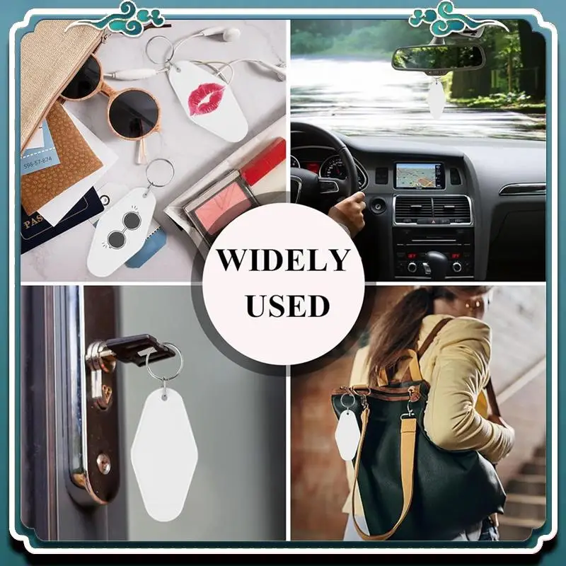 85 Pcs Keychain Vintage Hotel Keychain Double Sided Heat Transfer Ornaments Blank Sublimation Key Tags
85 Pcs Keychain Vintage Hotel Keychain Double Sided Heat Transfer Ornaments Blank Sublimation Key Tags