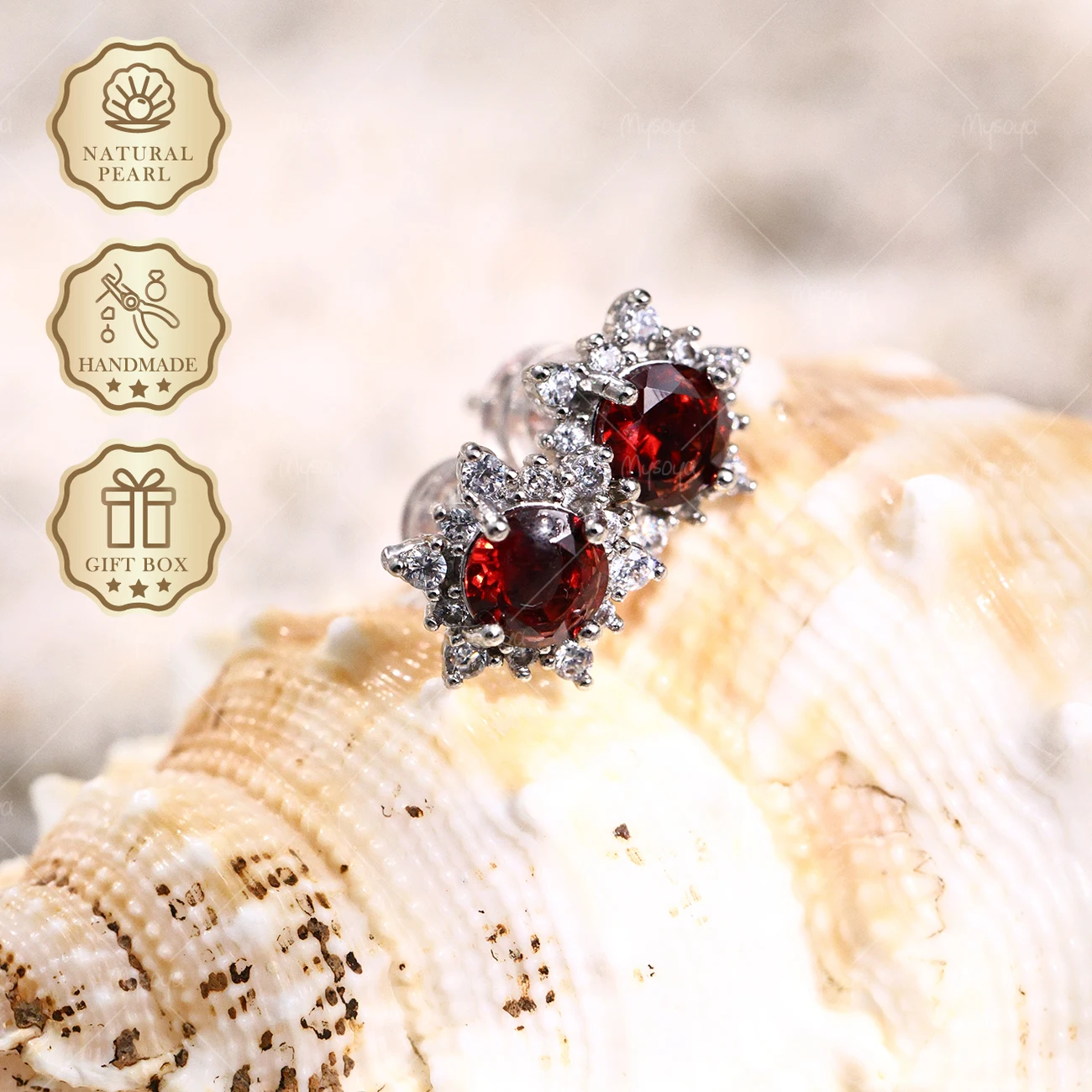 Серьги-гвоздики Mysoya с серебряным покрытием и натуральным гранатом, 5 мм, 1,49 карата, подарочная коробка, подарок на День святого Валентина, подарок на день рождения для нее
Серьги-гвоздики Mysoya с серебряным покрытием и натуральным гранатом, 5 мм, 1,49 карата, подарочная коробка, подарок на День святого Валентина, подарок на день рождения для нее