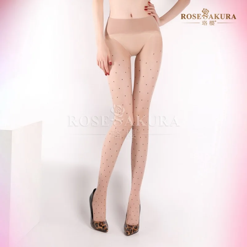 Cherry Blossom8409Deep Crotch Seamless Polka Dot Stockings Ultra-Thin360Transparent Silky Black Dots Sexy Pantyhose for Women
Cherry Blossom8409Deep Crotch Seamless Polka Dot Stockings Ultra-Thin360Transparent Silky Black Dots Sexy Pantyhose for Women