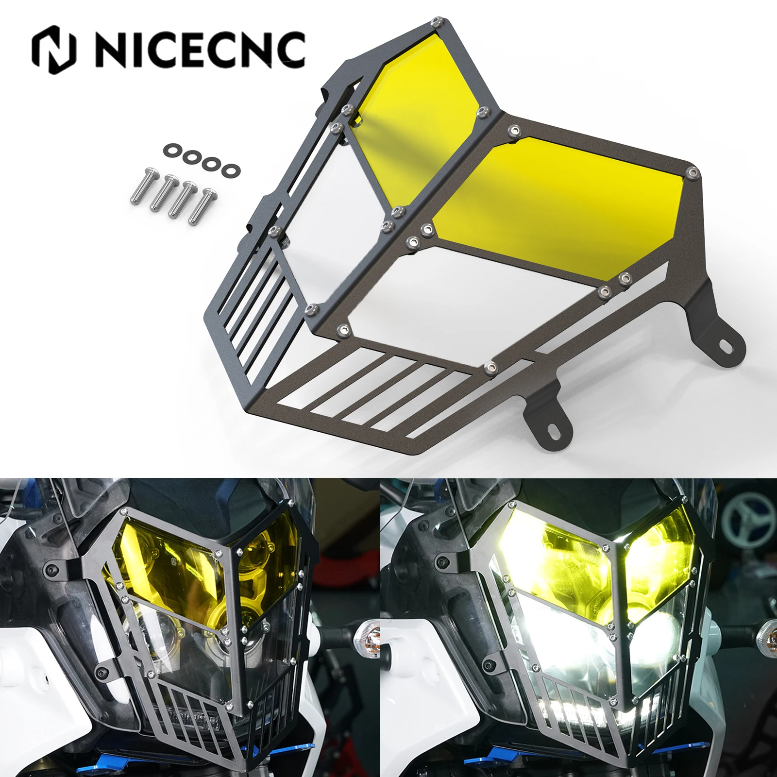 For 2019-2024 Yamaha Tenere 700 Headlight Lens Protection Headlights Guard Cover for Yamaha Tenere 700 Rally Edition 2020-2024
For 2019-2024 Yamaha Tenere 700 Headlight Lens Protection Headlights Guard Cover for Yamaha Tenere 700 Rally Edition 2020-2024