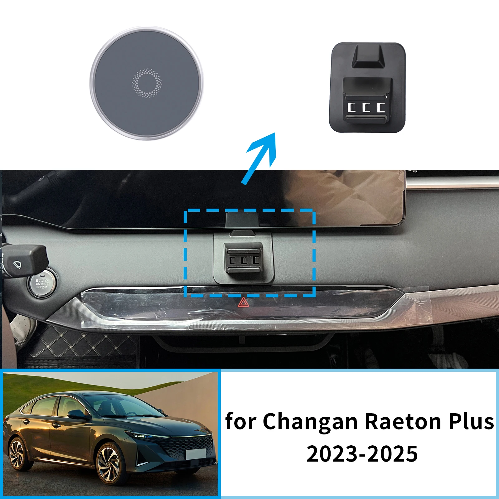 fit for Changan Raeton Plus Volga C40 2023~2025 Screen Base Phone Holder Mount Secure Clip Car accessoires
fit for Changan Raeton Plus Volga C40 2023~2025 Screen Base Phone Holder Mount Secure Clip Car accessoires