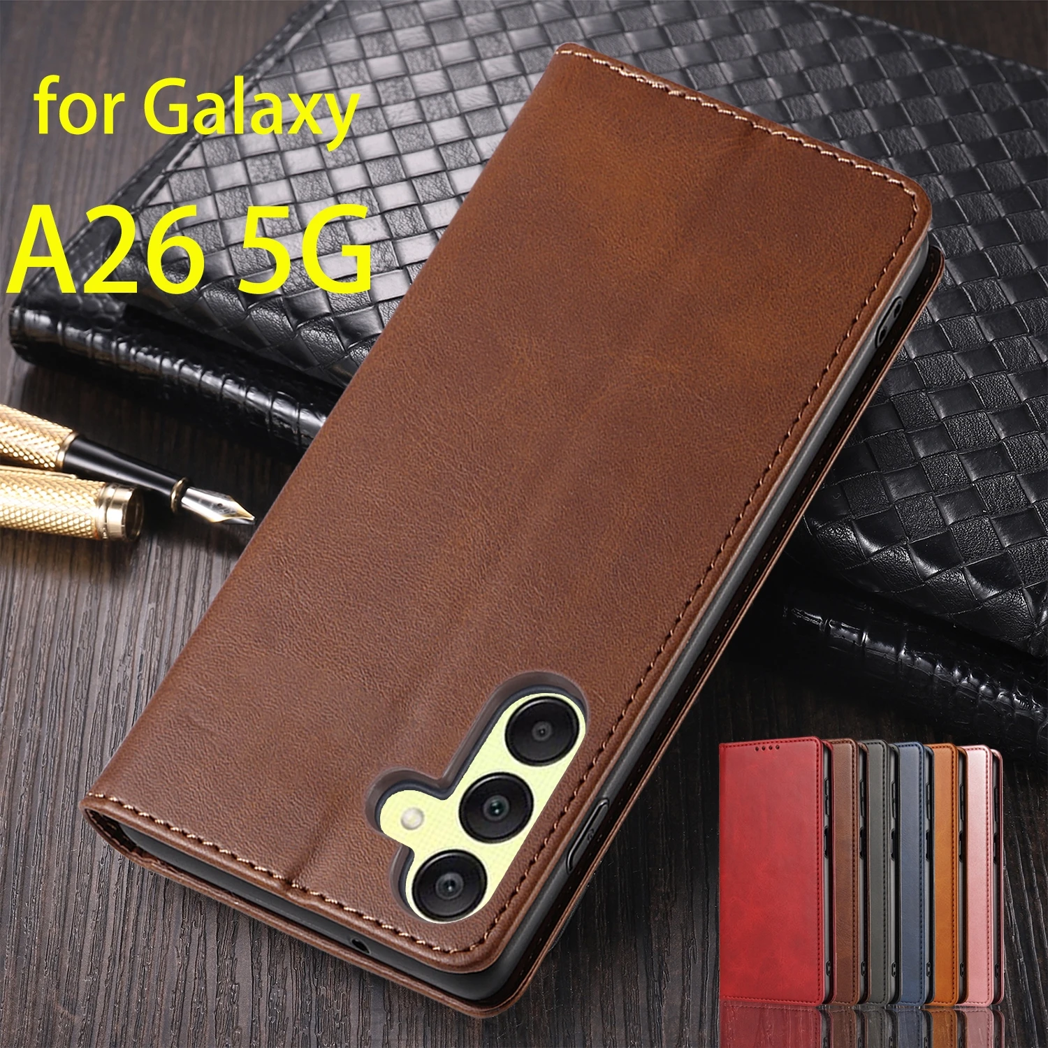 Leather Case for Samsung Galaxy A26 5G A 26 Card Holder Holster Magnetic Attraction Cover Wallet Flip Case Capa Fundas Coque
Leather Case for Samsung Galaxy A26 5G A 26 Card Holder Holster Magnetic Attraction Cover Wallet Flip Case Capa Fundas Coque