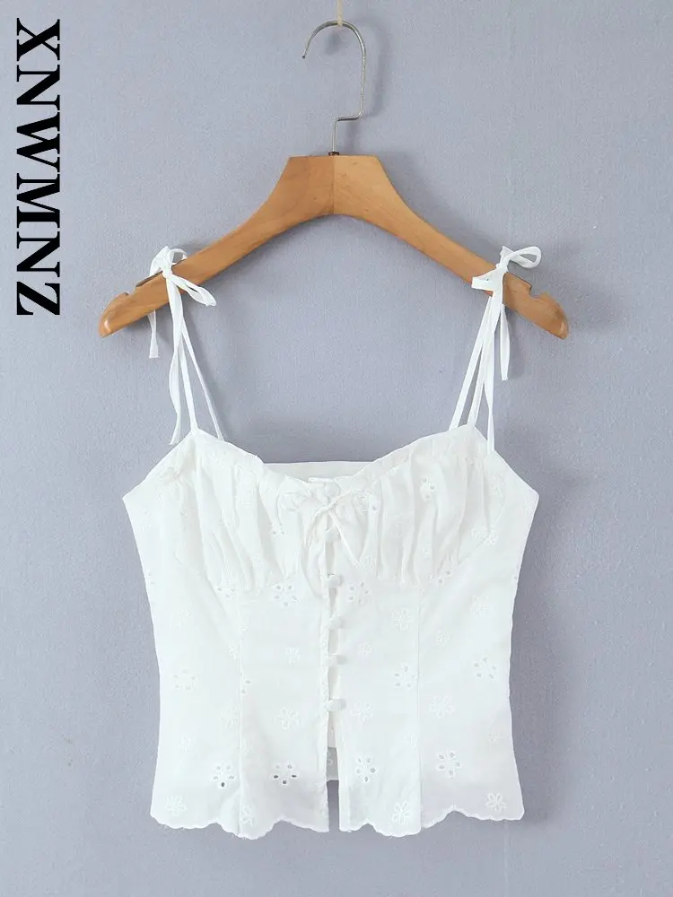 XNWMNZ 2026 Summer Lady Simple Chic Sleeveless Top Bohemian Casual Woman's White thin shoulder strap Holiday Thin Slim Slip Top
XNWMNZ 2026 Summer Lady Simple Chic Sleeveless Top Bohemian Casual Woman's White thin shoulder strap Holiday Thin Slim Slip Top