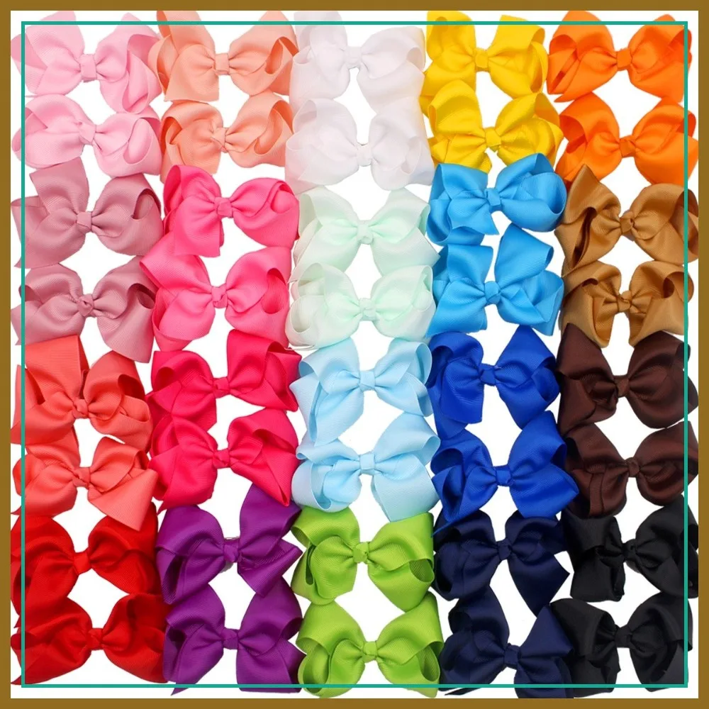 40PCS 4.5 Inch Hair Bows for Girls Grosgrain Ribbon Toddler Hair Accessories with Alligator Clips
40PCS 4.5 Inch Hair Bows for Girls Grosgrain Ribbon Toddler Hair Accessories with Alligator Clips