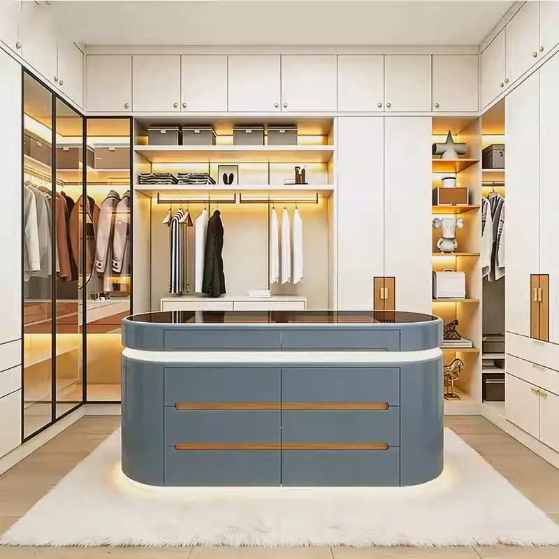 az-Modern Minimalist Italian-style Light Luxury Walk-in Closet Island Cabinet Home Floor-standing Jewelry Storage Cabinet@
az-Modern Minimalist Italian-style Light Luxury Walk-in Closet Island Cabinet Home Floor-standing Jewelry Storage Cabinet@