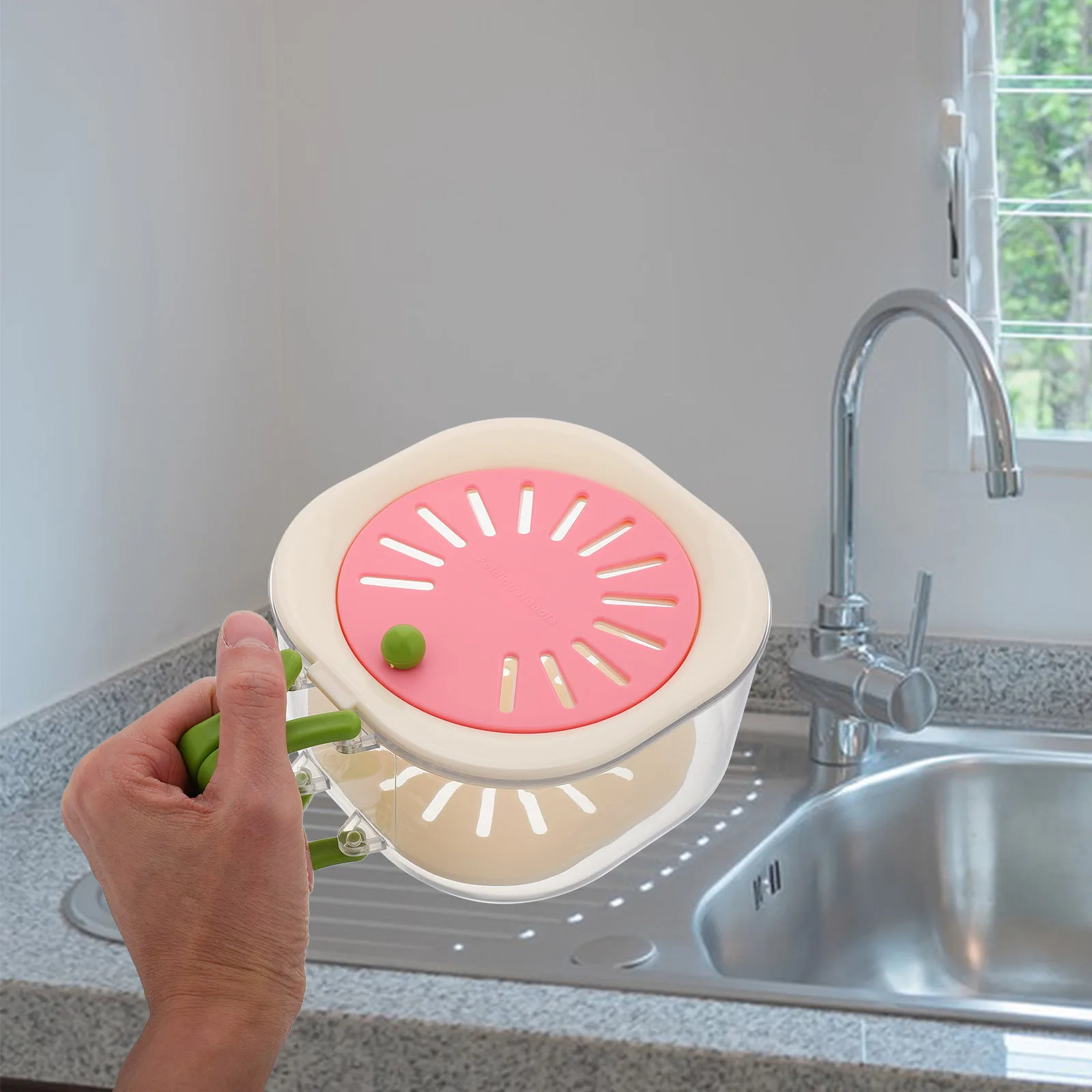 Fruit Basket Drain 2in1 Vegetable Washing Bowl Drainer Food Veggie Washer Plastic Container Strainer Basin Lid Clean Kitchen
Fruit Basket Drain 2in1 Vegetable Washing Bowl Drainer Food Veggie Washer Plastic Container Strainer Basin Lid Clean Kitchen