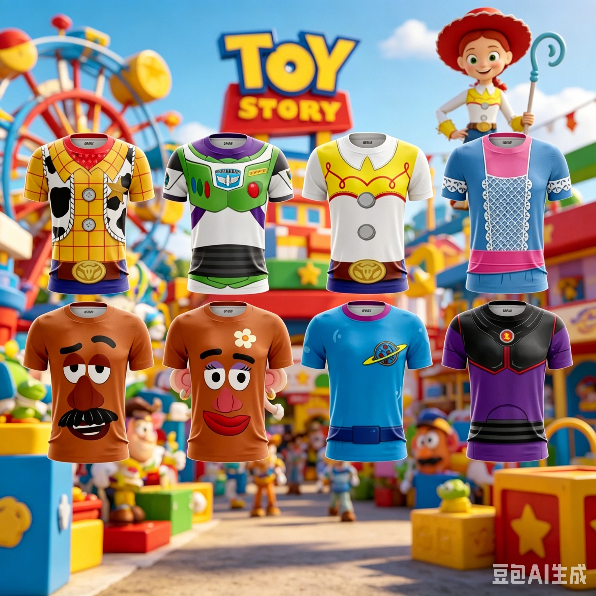 Hot Toys Toy Story 5 All Character Woody Buzz Etc Costume Cartoon 3D Printed T-Shirts Family Summer Quick-drying Kids T-shirt
Hot Toys Toy Story 5 All Character Woody Buzz Etc Costume Cartoon 3D Printed T-Shirts Family Summer Quick-drying Kids T-shirt