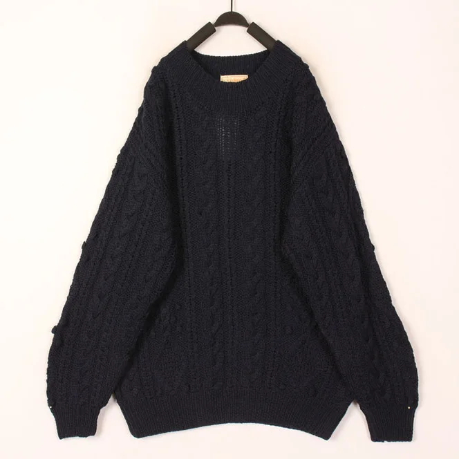 Vintage Autumn Winter Hand Knitted Wool Sweater Women's Open Cardigan Bean Hollow out Design Warm Cozy Long Sleeve round Neck
Vintage Autumn Winter Hand Knitted Wool Sweater Women's Open Cardigan Bean Hollow out Design Warm Cozy Long Sleeve round Neck