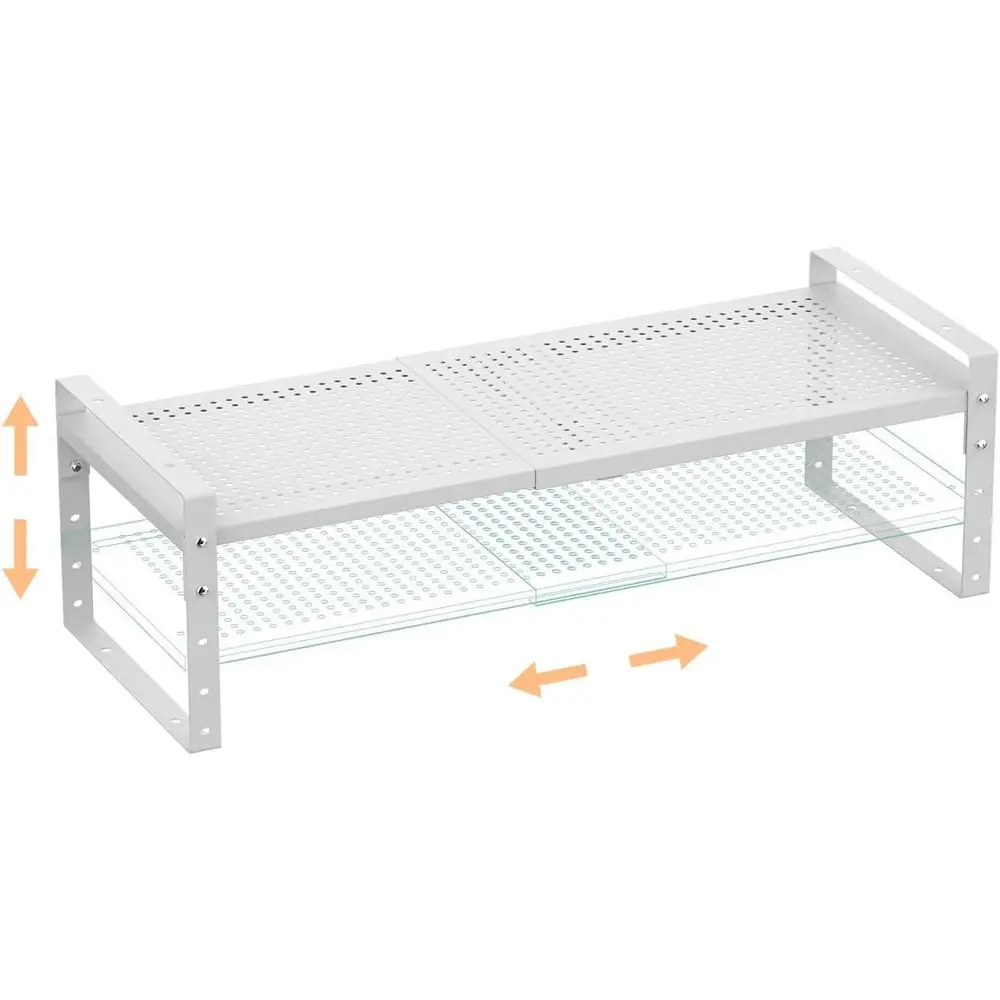 Expandable Metal Shoe Rack, Adjustable Stackable Organizer for Kitchen, Closet, and Bathroom (White, Medium)
Expandable Metal Shoe Rack, Adjustable Stackable Organizer for Kitchen, Closet, and Bathroom (White, Medium)