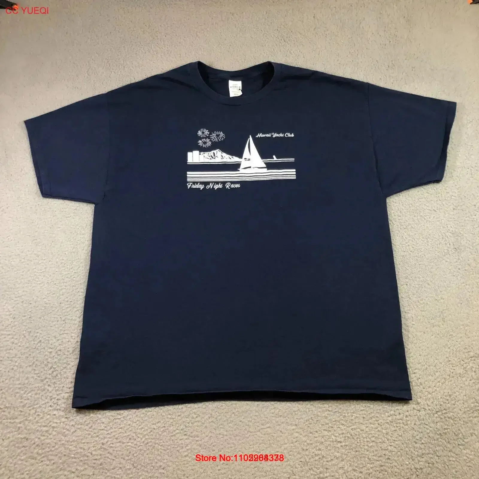 Мужская футболка Hawaii Yacht Club 2XL, синяя футболка Friday Night Races y2k, винтажная, стильная, мягкая, слегка
Мужская футболка Hawaii Yacht Club 2XL, синяя футболка Friday Night Races y2k, винтажная, стильная, мягкая, слегка