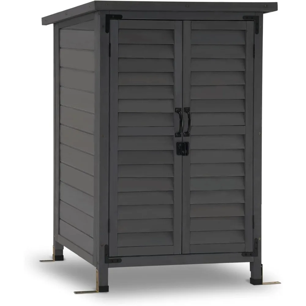 Outdoor Storage Cabinet, Small Storage Shed with Removable Shelf, Wood Garden Shed with 2 Doors for Yard Patio Lawn (24.6 x 18.
Outdoor Storage Cabinet, Small Storage Shed with Removable Shelf, Wood Garden Shed with 2 Doors for Yard Patio Lawn (24.6 x 18.
