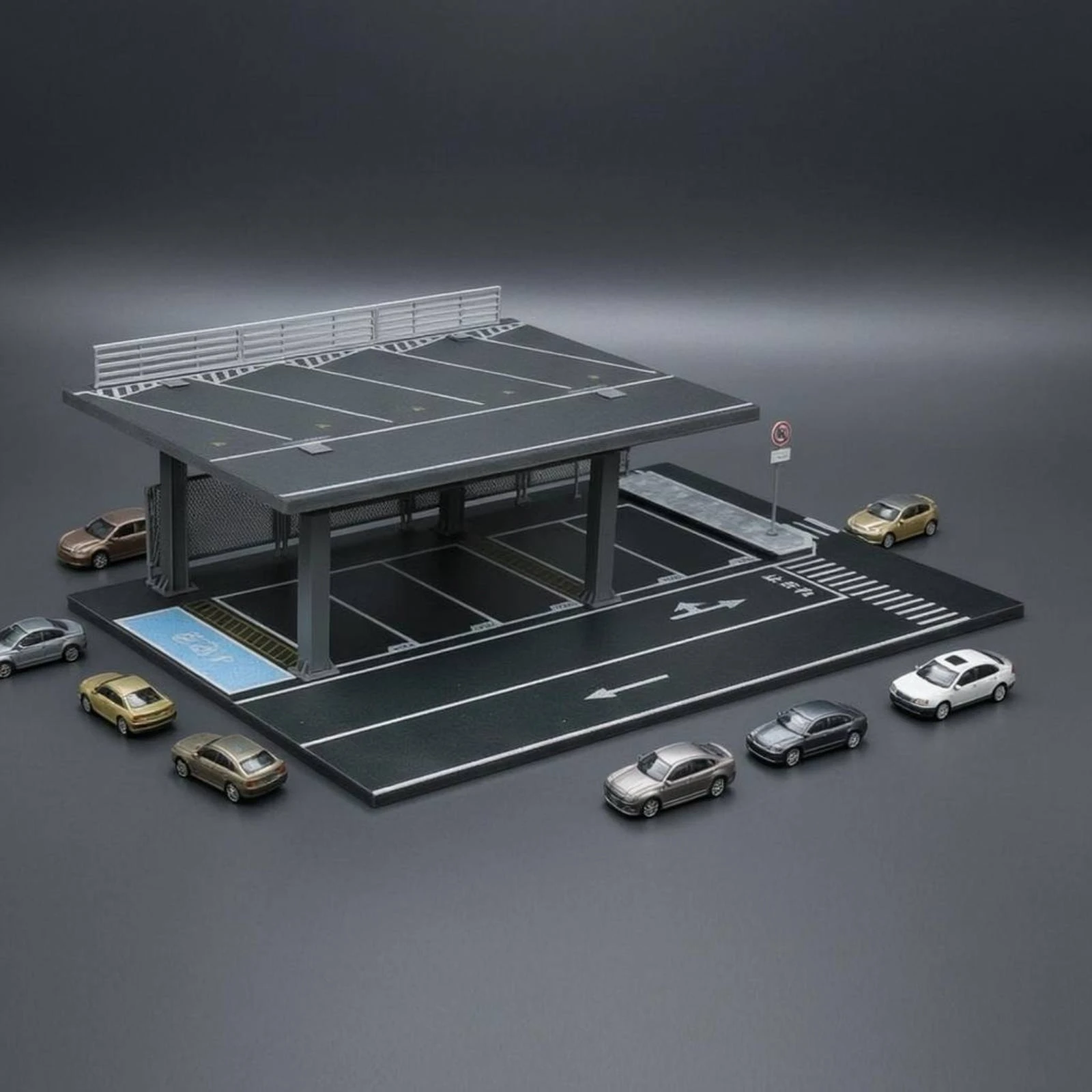 Parking Scene Model 1:64 Scale Steel-Frame Parking Model ABS and PVC Assembled
Parking Scene Model 1:64 Scale Steel-Frame Parking Model ABS and PVC Assembled
