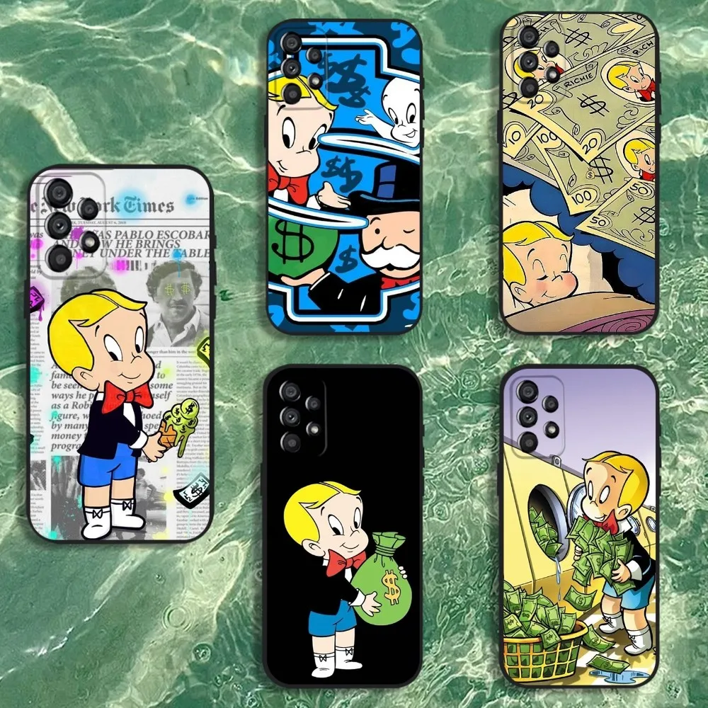 Richie-Rich Cartoon Phone Case For Samsung Galaxy A20,A21s,A22,A31,A32,A52,A53,A72,73,A80 Soft Black Cover
Richie-Rich Cartoon Phone Case For Samsung Galaxy A20,A21s,A22,A31,A32,A52,A53,A72,73,A80 Soft Black Cover