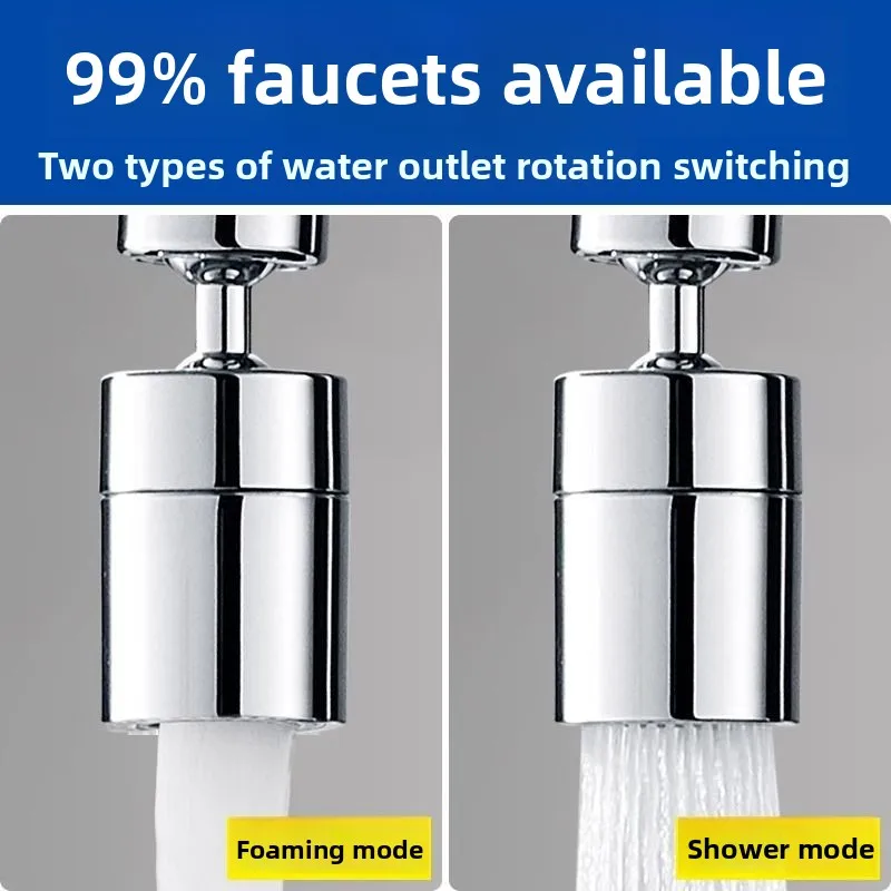 Kitchen Faucet Extender, Splash Guard, Universal Joint, Rotate Aerator, Filter Spout
Kitchen Faucet Extender, Splash Guard, Universal Joint, Rotate Aerator, Filter Spout