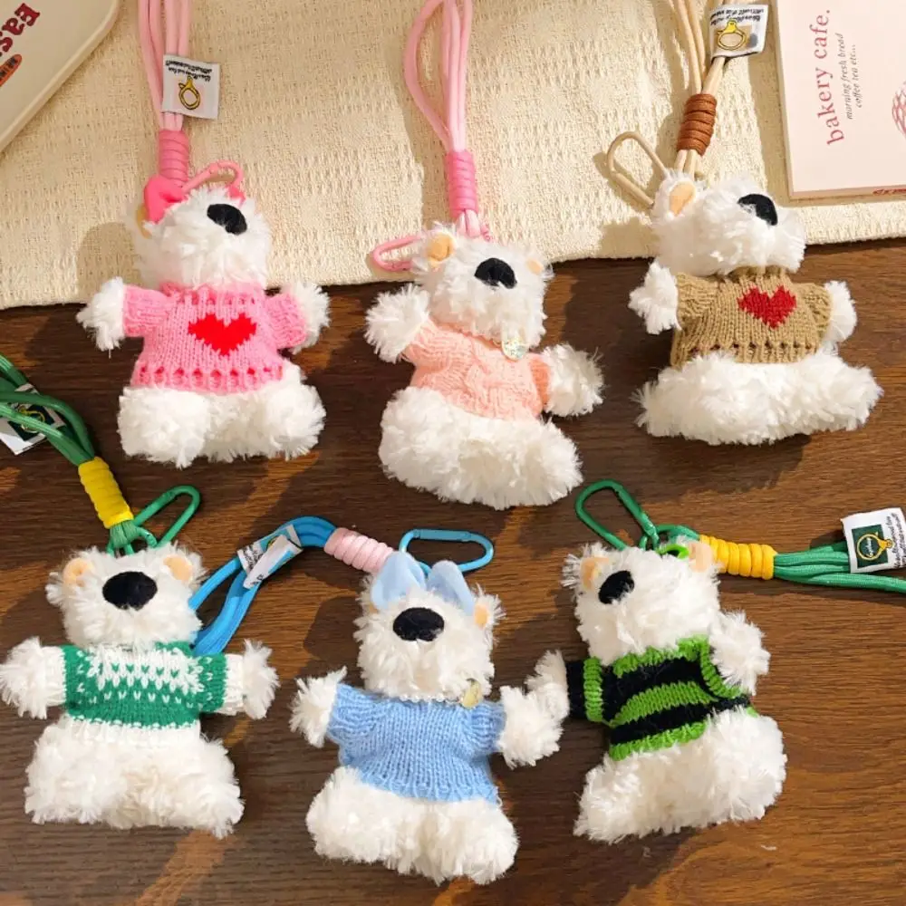 Stuffed West Highland Bag Pendant Anti-lost Plush Plush Puppy Doll Keychain Cute Cartoon Animal Plush Dog Hanging Pendant Girls
Stuffed West Highland Bag Pendant Anti-lost Plush Plush Puppy Doll Keychain Cute Cartoon Animal Plush Dog Hanging Pendant Girls
