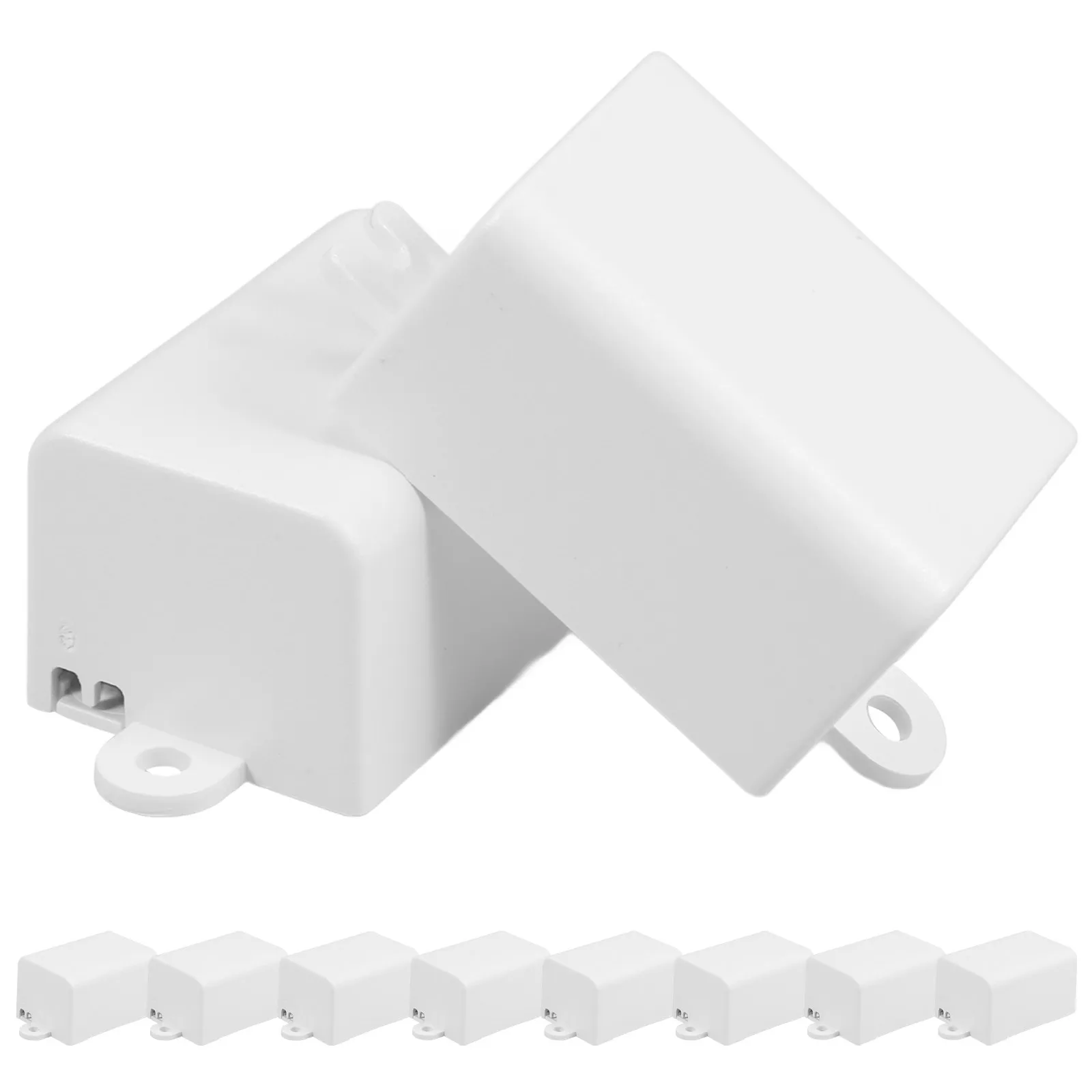 10Pcs Sturdy Lightweight Plastic Junction Box Waterproof Weatherproof Electrical Box for Outdoor Indoor Electronic Device
10Pcs Sturdy Lightweight Plastic Junction Box Waterproof Weatherproof Electrical Box for Outdoor Indoor Electronic Device