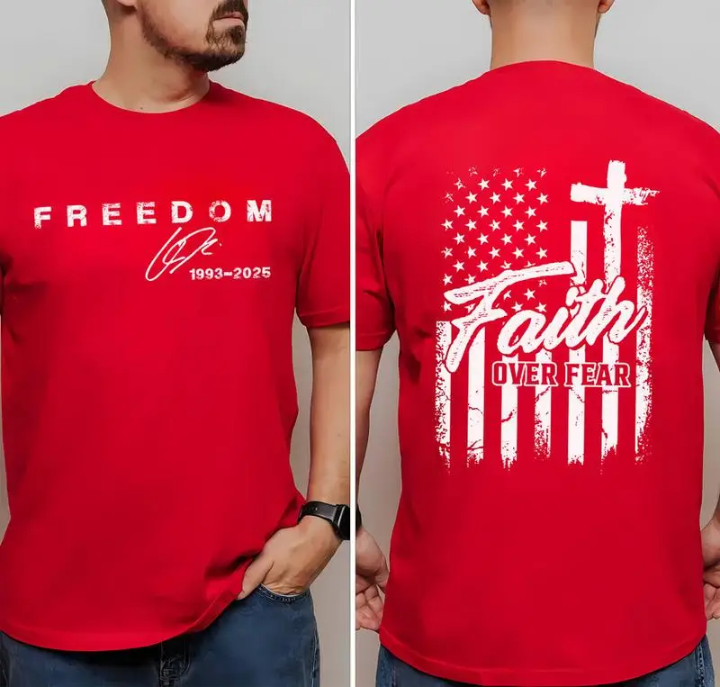 Charlie kirk Freedom Shirt, Graphic Design Unisex Cotton T-shirt for Men for Women Menswear Womenswear Freedom Charlie Kirk Sing
Charlie kirk Freedom Shirt, Graphic Design Unisex Cotton T-shirt for Men for Women Menswear Womenswear Freedom Charlie Kirk Sing