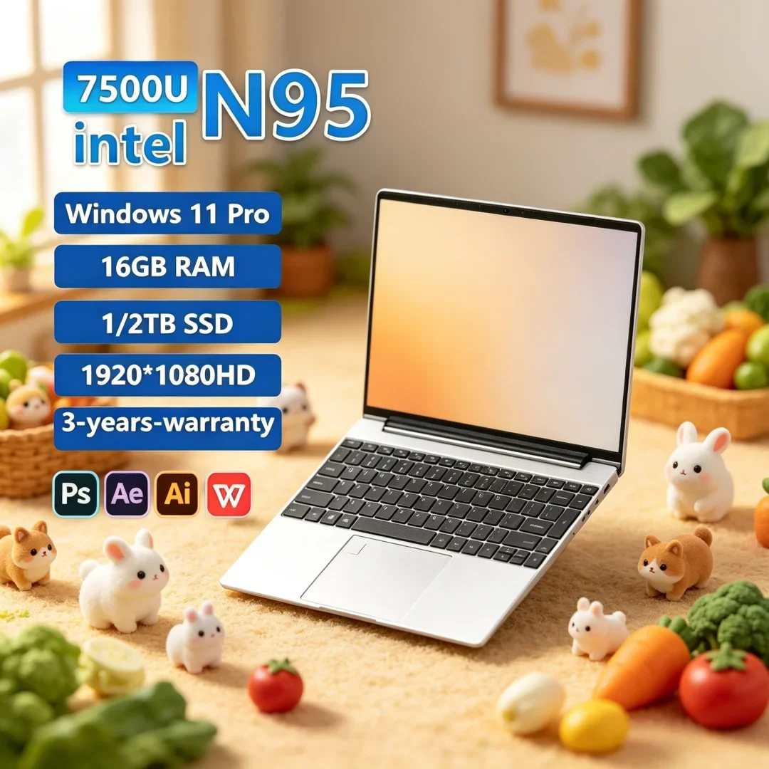 2026 Arcane Original 15.6" Laptop N95 FHD IPS Display 120 Hz Prismatic Ultralear Screen 7500mAh 32GB/2TB SSD Opulent Backlit
2026 Arcane Original 15.6" Laptop N95 FHD IPS Display 120 Hz Prismatic Ultralear Screen 7500mAh 32GB/2TB SSD Opulent Backlit
